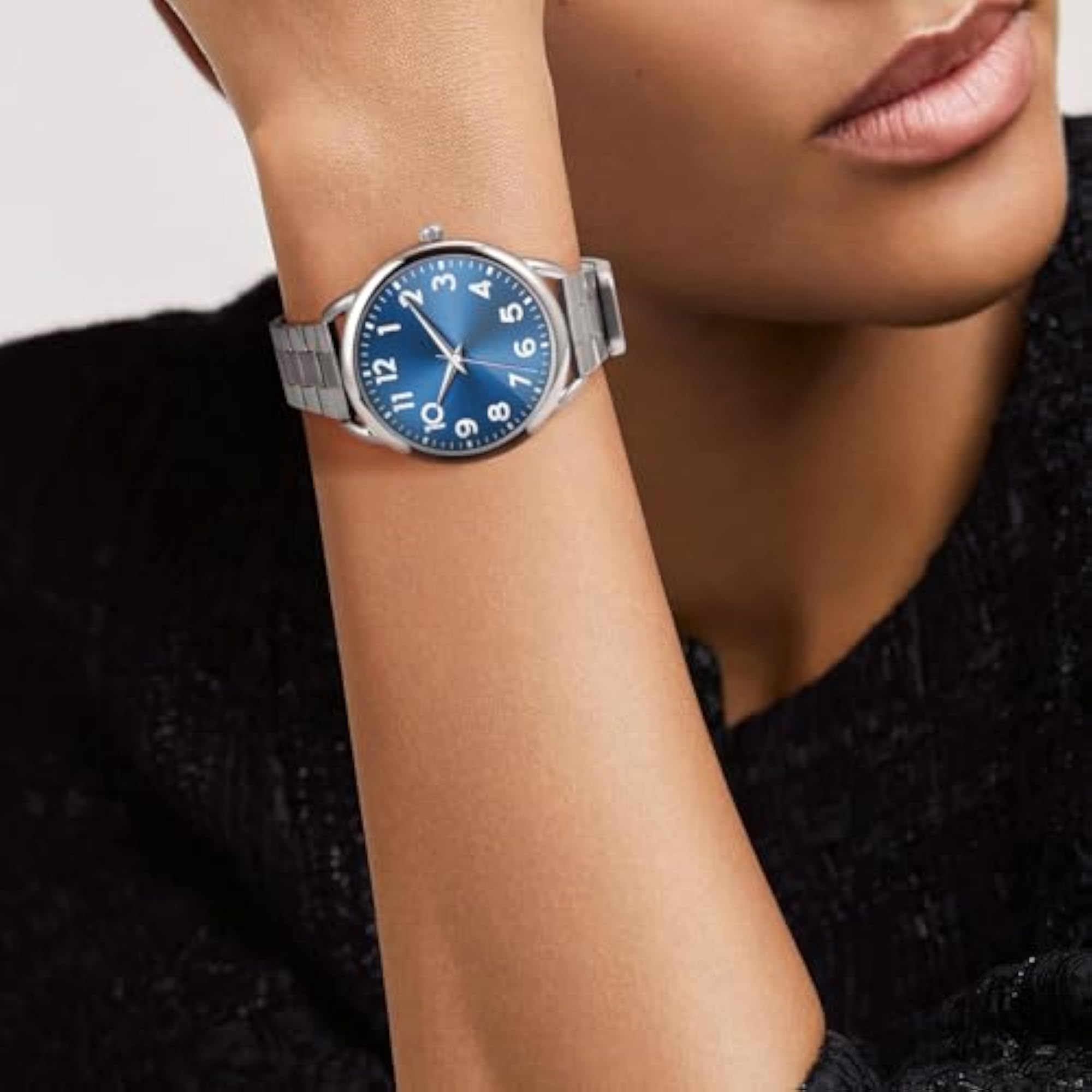 Women's Business Classic Stainless Number Quartz Watch
